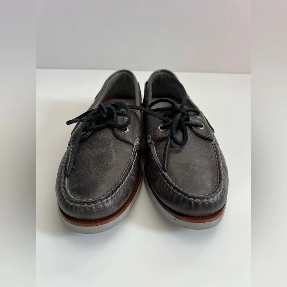 Sperry Gold Cup Boat Shoe in Midnight Grey